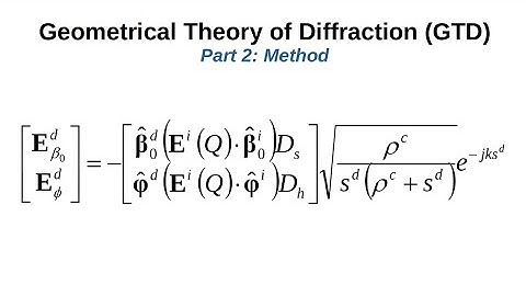 #130: Geometrical Theory of Diffraction Part 2: Method