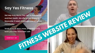 ONE WEBSITE LEAD A DAY! 'Say Yes Fitness' Website Walkthrough screenshot 2