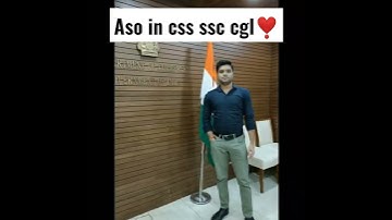 ASO IN CSS SSC CGL TOP MOTIVATION #shorts #ssc #short #subscribe #trending