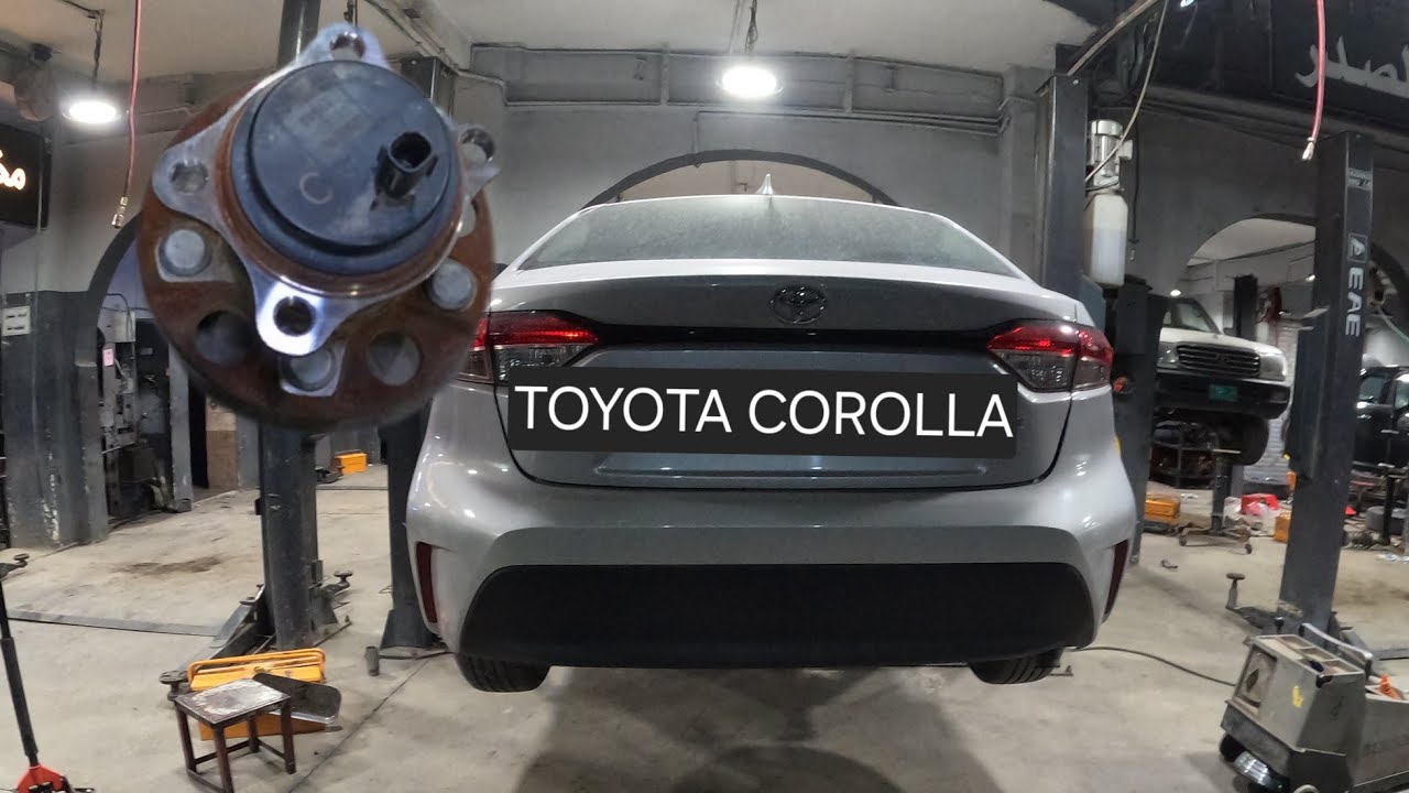 replacing rear wheel bearing ... toyota corolla 2019-2025 (torque specs ...