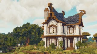 How to Build a Pale Oak House      Interior in Minecraft