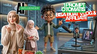 1 PROMPT OTOMATIS AI INFLUENCER | Bisa Buat Vlog & Affiliate