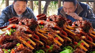 10kg lamb chops  second brother fried lamb chops with chili  spicy and delicious