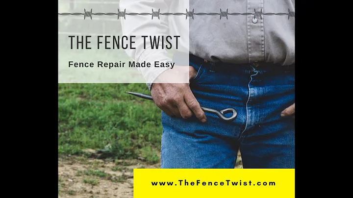 Fast Barbed Wire Fence Repair | The Fence Twist | Fence Repair Tool