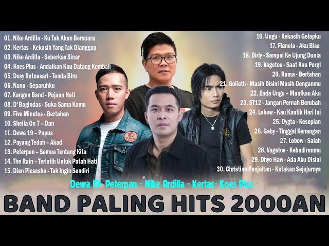 50 Lagu Terbaik Dari Repvblik, Kangen Band, ST12, D'Bagindas - Lagu Tahun 2000an Paling Hits class=