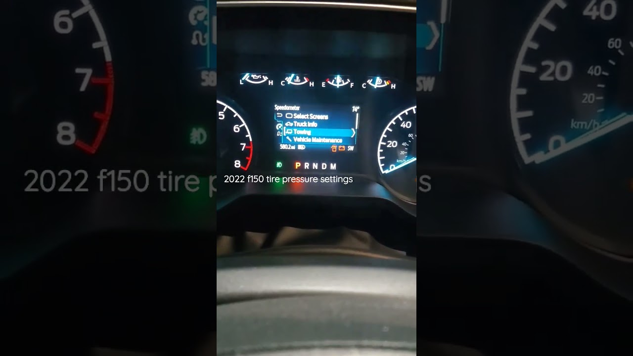 2022 f150 Xl tire pressure monitoring settings #ford #fordf150