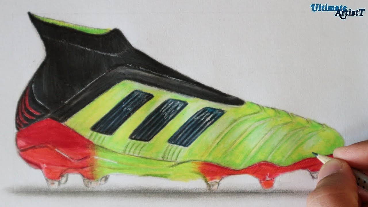 how to draw soccer cleats