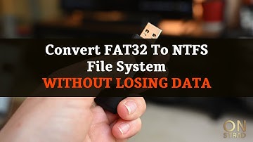 Convert FAT32 To NTFS File System Without Losing Data [ Pendrive, Hard Disk, SSD ]