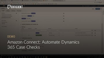 Amazon Connect: Automate Dynamics 365 Case Checks