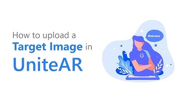 How to upload a target image in the UniteAR editor