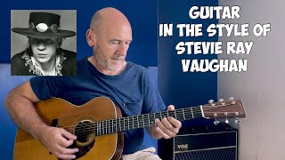 Stevie Ray Vaughan Style | Pride and Joy Intro (Acoustic Blues Guitar Lesson)