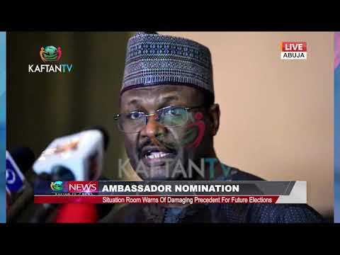 AMBASSADOR NOMINATION:Situation Room Warns of Damaging Precedent for Future Elections