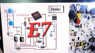 Celebrity Haier E7 Error DC Inverter PCB Repair Diagram Book - Babar Electronics Net Worth