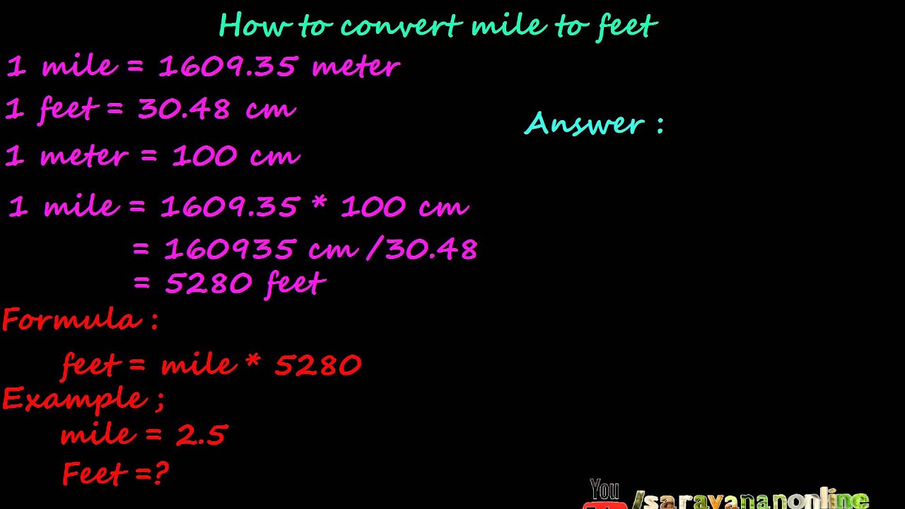 length-and-distance-converter-mile-to-feet-youtube