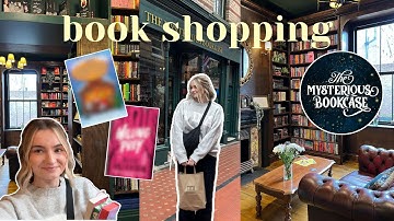Come book shopping with me + book haul (the mysterious bookcase independent bookshop)