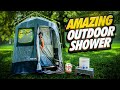 Best Outdoor Camp Shower!! The Whole Family Can Shower At Camp..Tent Shower..Joolca Hottap V2 Nomad