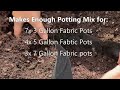 Building an Inert Potting Mix on a Budget