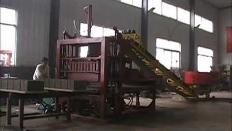 QT5-20 hydraulic color paving bricks and concrete blocks machine production line