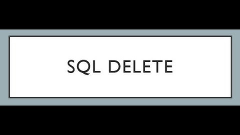 SQL DELETE Statement Explained with Examples