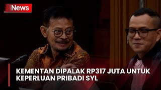 [FULL] Kesaksian di Sidang SYL: Peras Anak Buah Bayar Durian, Beri Bantuan Kiai, dan Service Mercy