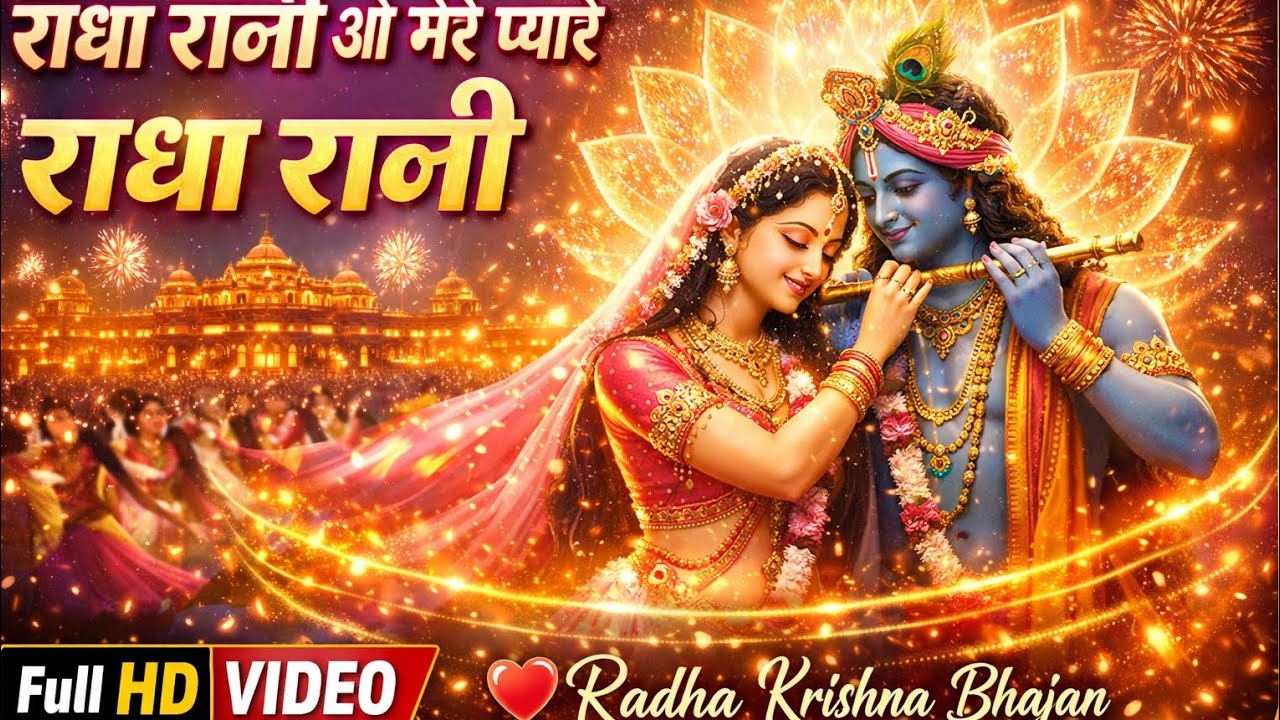 राधा रानी ओ मेरे प्यारे राधा रानी | Full HD Video Bhajan | भक्ति में खो जाएं 💖