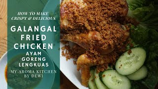 CARA MEMBUAT AYAM GORENG SERUNDENG LENGKUAS DAN KELAPA EMPUK MANTAP!. 