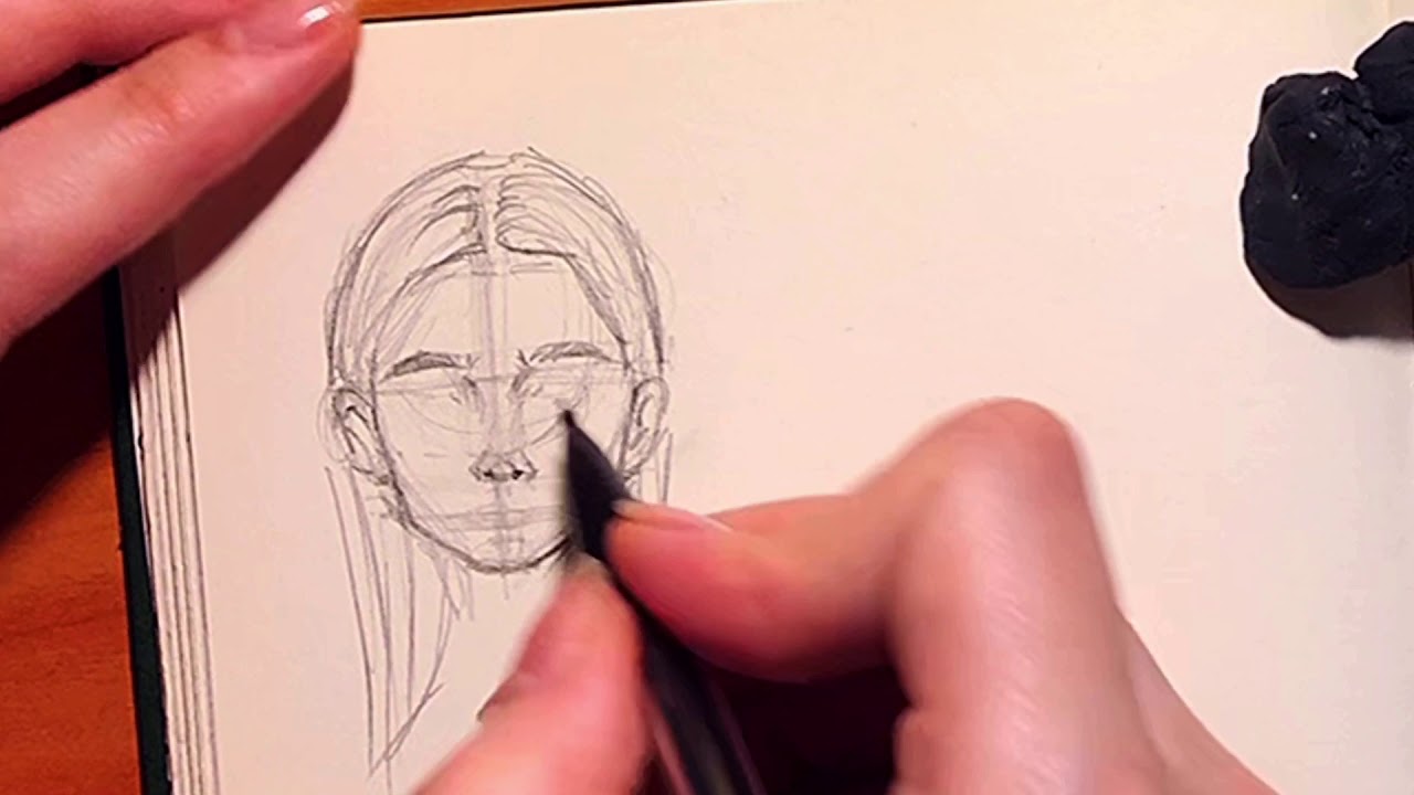 Как да нарисувате лице? 🖤✍🏻 - YouTube
