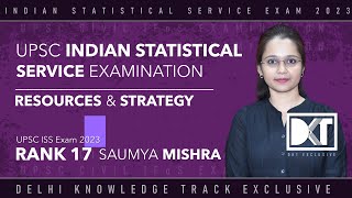 UPSC Indian Statistical Service Exam | Strategy For ISS | By Saumya Mishra, Rank 17 ISS Exam 23 by Delhi Knowledge Track 1,209 views 2 weeks ago 21 minutes