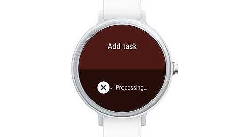Todoist for Wear OS: Add a task