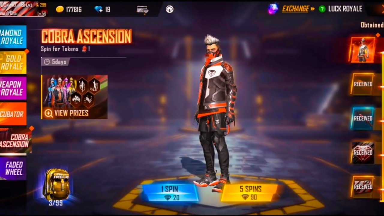 COBRA BUNDLE RETURN | COBRA BUNDLE RETURN 2022 | COBRA BUNDLE RETURN FREE FIRE | FREE FIRE NEW EVENT