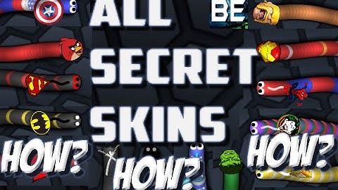 HOW TO GET ALL SECRET SKINS ON SLITHER.IO // BATMAN SKIN // SUPERMAN SKIN // SPIDERMAN SKIN 2020