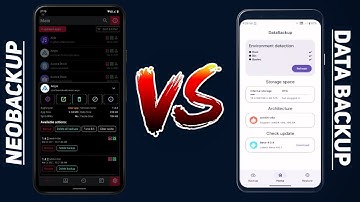 Backup Android - Neo Backup vs Data Backup | Best Open-Source App for Backup Android Apps ?