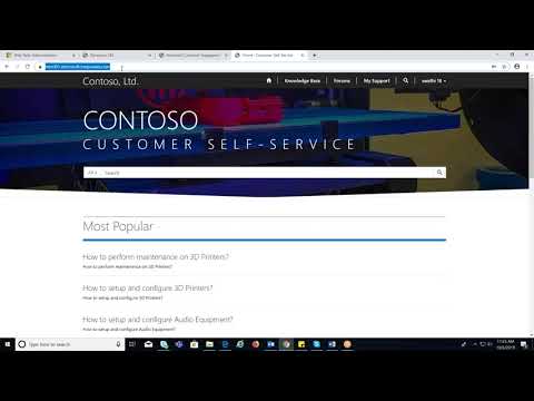 How to Place Content Editor and change the logo in  Dynamics 365 Portal