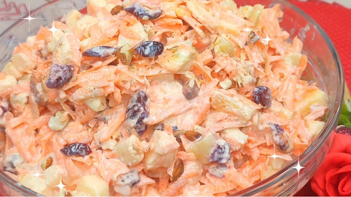 ENSALADA DE ZANAHORIA NAVIDEÑA