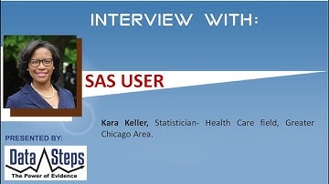 INTERVIEW with KARA KELLER - SAS USER