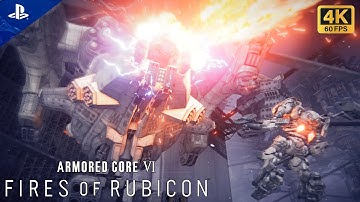 Armored Core 6 | PS5 4K Gameplay | First Mission And Boss Fight