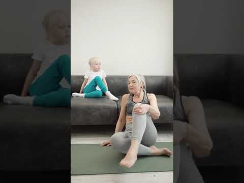 Yoga Challenge With Cute Little Girl