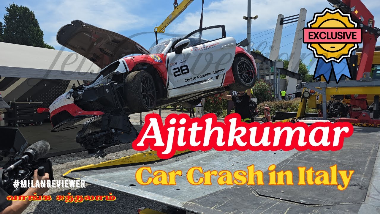 Ajith Kumar Walks Away Unhurt After GT4 Crash in Italy  | #168