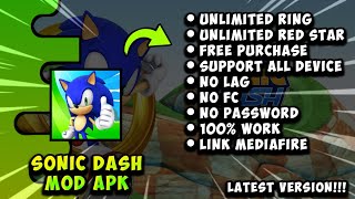 SONIC DASH MOD APK [ NO PW ] || LATEST VERSION!!! screenshot 3