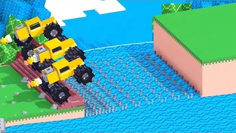 FanCade - Flood Drive Gameplay (Part -5) || Drive Mad || #cargame #fancade #drivemad #actiongames 