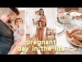 pregnant DAY IN THE LIFE vlog | toddler activities on the go, vacation prep, cook with me