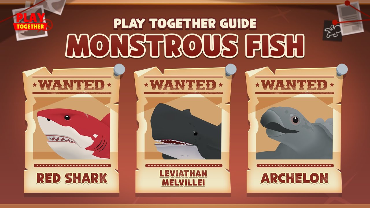 [Play Together] Guide -Monstrous Fish & Fishing rod upgrade 📖 - YouTube