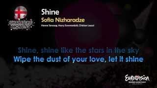 Sofia Nizharadze - "Shine" (Georgia) - [Karaoke version]