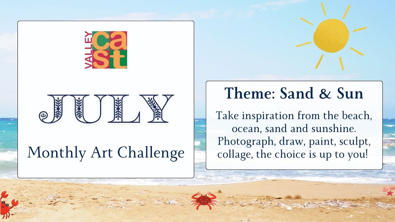 Sand and Sun - July 2024 Art Challenge - Photography Painting and More!
