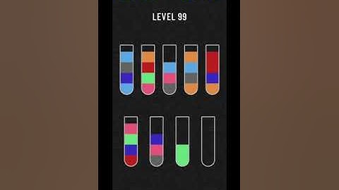 water sort puzzle level 99