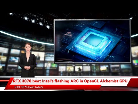 RTX 3070 beat Intel's flashing ARC in OpenCL Alchemist GPU