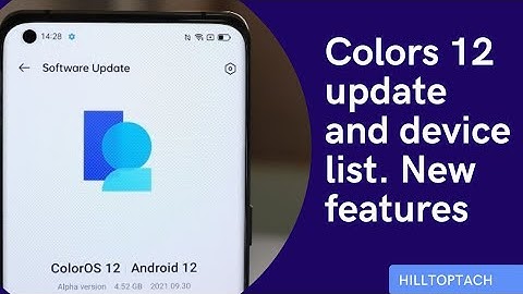 🔴 ColorOS 12 - Confirm Device List , Release Date Features : Oppo Android 12 Update : ColorOS 12 ⚡