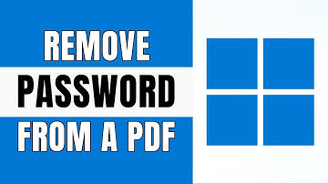 Remove Password From PDF File