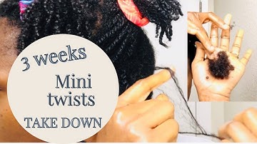 How To: Safely Remove Mini Twists || No knots, No Tangles, No Breakage