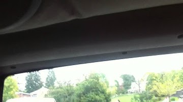 Open Jeep Cherokee Rear Hatch Door with Broken Latch Easy